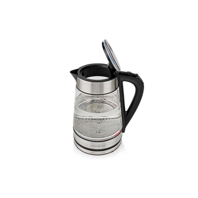 Smart WiFi γυάλινος βραστήρας 1.7lt με ρύθμιση θερμοκρασίας και έλεγχο μέσω εφαρμογής, 2200W.