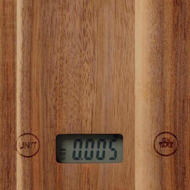 LiFE CUCINA Acacia Series Ξύλινη ψηφιακή ζυγαριά κουζίνας