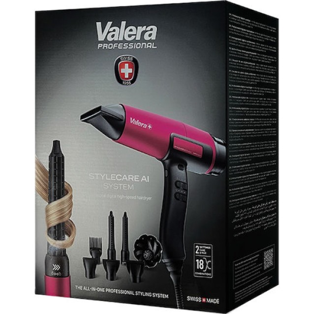 VALERA STYLECARE AI Επαγγελματική συσκευή styling μαλλιών με θερμό αέρα, 2400W.