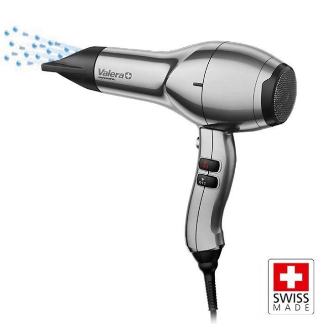 VALERA SWISS SILENT JET 8700 RC D Επαγγελματικό σεσουάρ μαλλιών με AC μοτέρ 2400W και SuperFlex καλώδιο 3 μέτρων