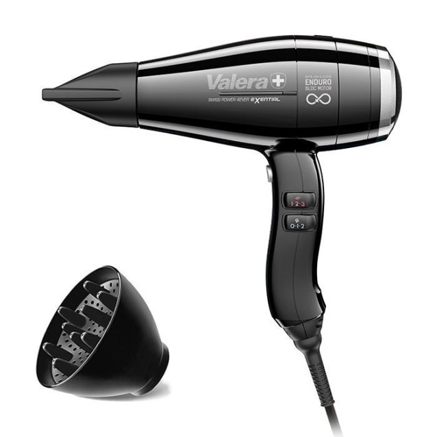 VALERA SWISS POWER4EVER EXENTIAL RC D Επαγγελματικό σεσουάρ μαλλιών με ΕVOLUTION Brushless digital BLDC-ENDURO-X μοτέρ 2400W