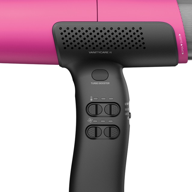 VALERA VANITYCARE AI MAGENTA BLAZE Επαγγελματικό σεσουάρ μαλλιών με υψηλής ταχύτητας brushless EXENTIAL-100K μοτέρ 2000W