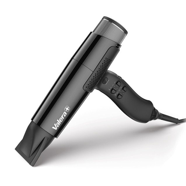 VALERA VANITYCARE AI NIGHT BLACK Επαγγελματικό σεσουάρ μαλλιών με υψηλής ταχύτητας brushless EXENTIAL-100K μοτέρ 2000W