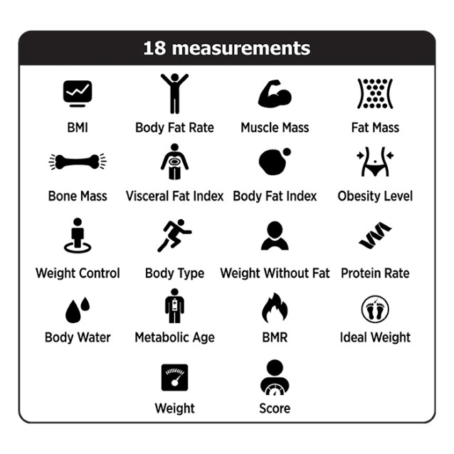 LIFE WORKOUT SMART WIFI Wi-Fi TUYA Smart γυάλινη ψηφιακή ζυγαριά μπάνιου