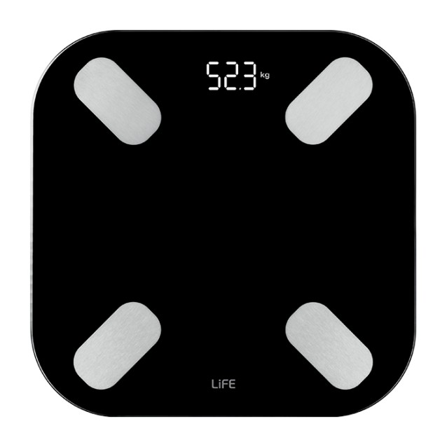LIFE FIT SMART BT Bluetooth TUYA Smart γυάλινη ψηφιακή ζυγαριά μπάνιου