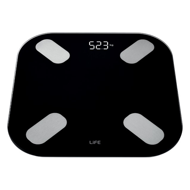LIFE FIT SMART BT Bluetooth TUYA Smart γυάλινη ψηφιακή ζυγαριά μπάνιου