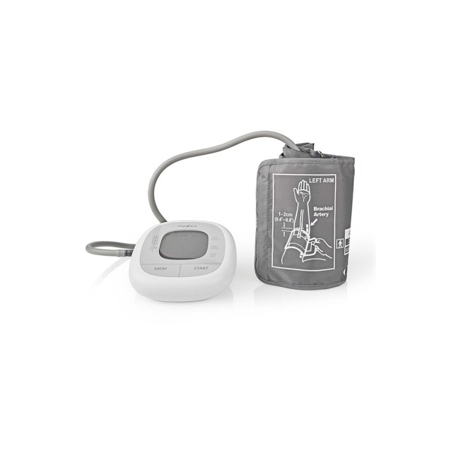 Ηλεκτρονικό πιεσόμετρο μπράτσου με οθόνη LCD & μνήμη για 2x60 μετρήσεις.