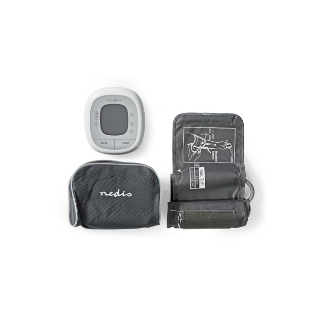 Ηλεκτρονικό πιεσόμετρο μπράτσου με οθόνη LCD & μνήμη για 2x60 μετρήσεις.