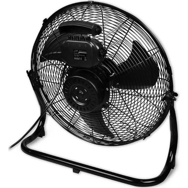LIFE MELTEMI Επιδαπέδιος ανεμιστήρας σε μαύρο χρώμα 100W