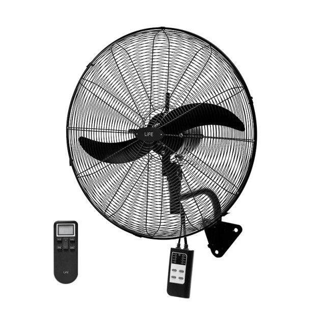 Επιτοίχιος ανεμιστήρας 20" βιομηχανικού τύπου με τηλεχειριστήριο, 160W. LIFE WindPro50