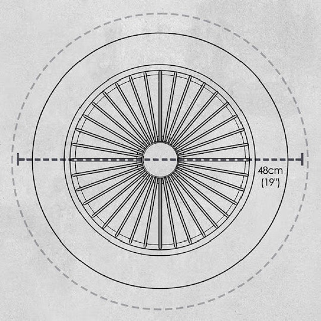 LIFE FENG Ανεμιστήρας οροφής DC 19” με LED φωτιστικό και τηλεχειριστήριο, 20W