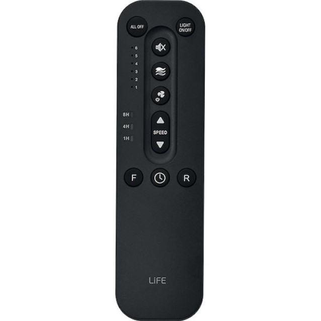 LIFE SOLANO NATURE Ανεμιστήρας οροφής DC 36” με LED φωτιστικό και τηλεχειριστήριο, 33W