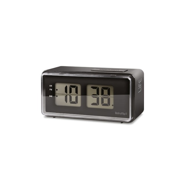 LIFE RETROFLIP II Ψηφιακό ρολόι / ξυπνητήρι με οθόνη LCD και retro flip design..