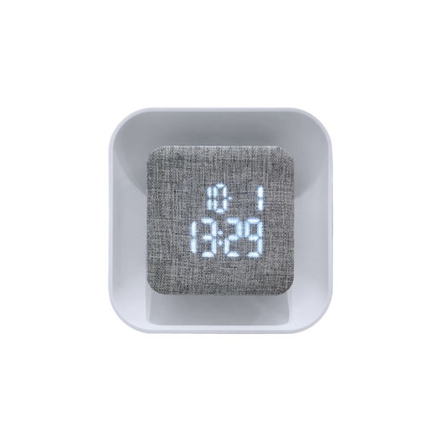 LIFE TWILIGHT Ψηφιακό ρολόι-ξυπνητήρι με υφασμάτινη οθόνη LED και φωτάκι νυκτός