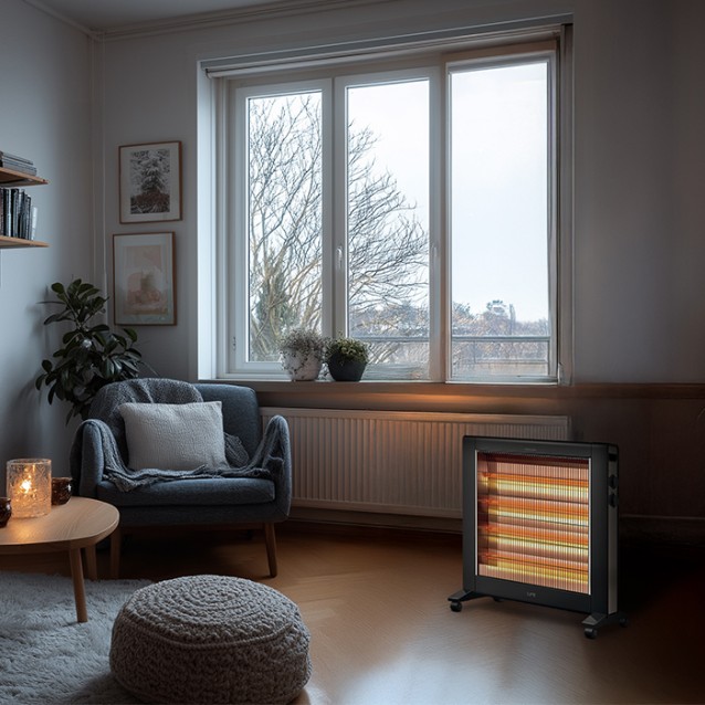 LIFE HABITAT Ηλεκτρική θερμάστρα χαλαζία, 2800W.