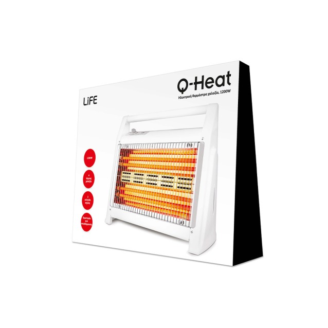 Ηλεκτρική θερμάστρα χαλαζία 1200W.