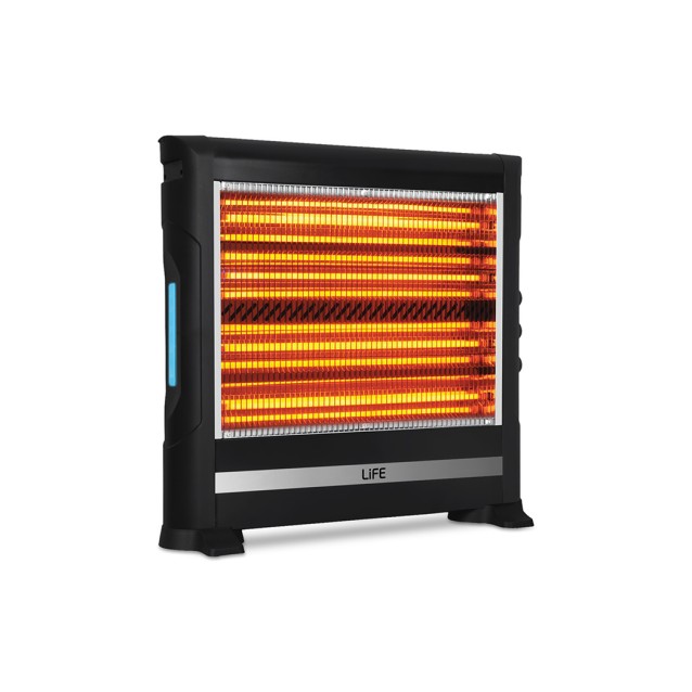 Ηλεκτρική θερμάστρα χαλαζία 2800W, με ανεμιστήρα και υγραντήρα.