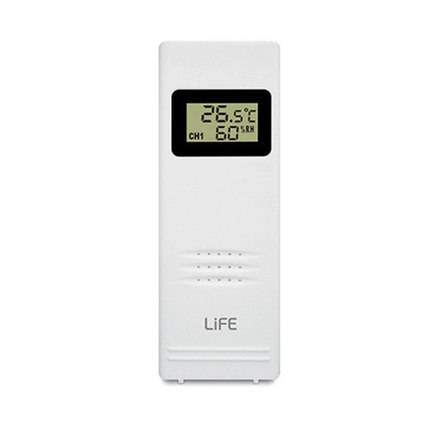 LIFE STEPPE SMARTWEATHER TUYA Μετεωρολογικός Σταθμός Smart Wi-Fi με Ασύρματη Εξωτερική μονάδα και έγχρωμη οθόνη LCD 7.5"