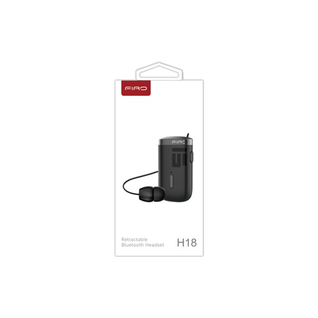 FIRO H18 BLUETOOTH RETRACTABLE, ΜΑΥΡΟ