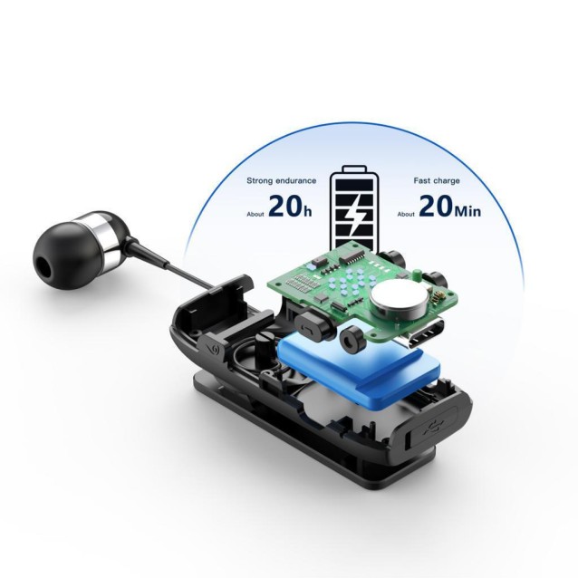 Bluetooth Handsfree XO BE37 Ενσύρματο Μεγάλη Διάρκεια / Ψηφιακή Ένδειξη