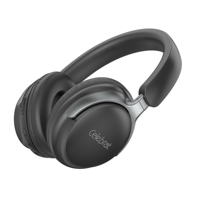 CELEBRAT headphones A40, ασύρματα & ενσύρματα, 40mm, 250mAh, μαύρα