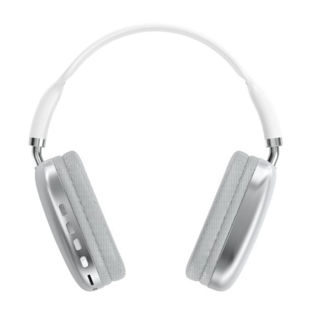 CELEBRAT headphones A35, ασύρματα & ενσύρματα, micro SD, 40mm, 200mAh, λευκά