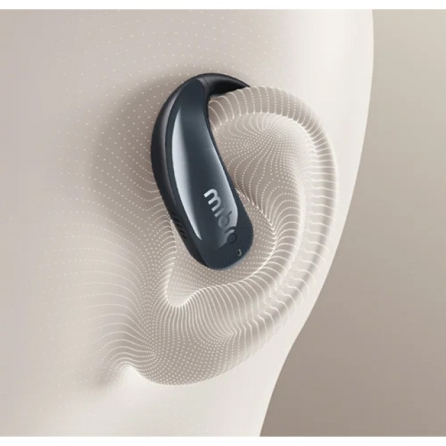 MIBRO earphones με θήκη φόρτισης OpenEar, OWS, ENC, 45/400mAh, μαύρα