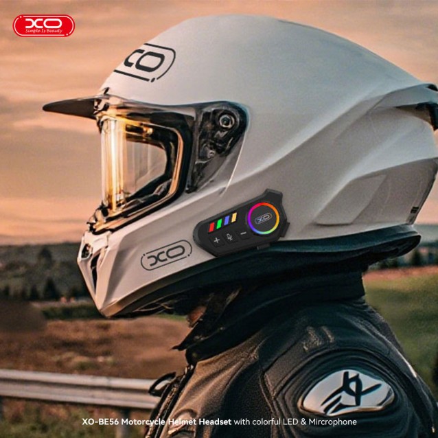 XO BE56 HELMET Bluetooth ακουστικό για κράνος μηχανής