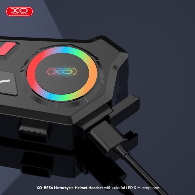 XO BE56 HELMET Bluetooth ακουστικό για κράνος μηχανής