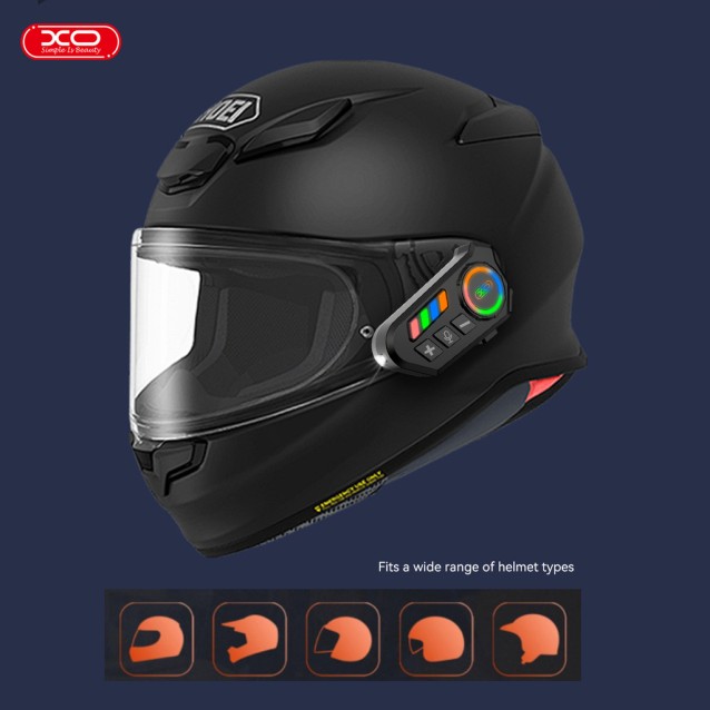 XO BE56 HELMET Bluetooth ακουστικό για κράνος μηχανής