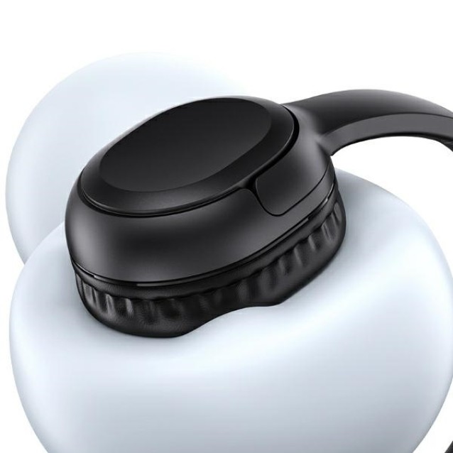 USAMS headphones YG23, ασύρματα & ενσύρματα, Φ40mm, 300mAh, μαύρα