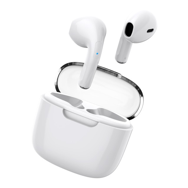 CELEBRAT earphones με θήκη φόρτισης W52, True Wireless, λευκά