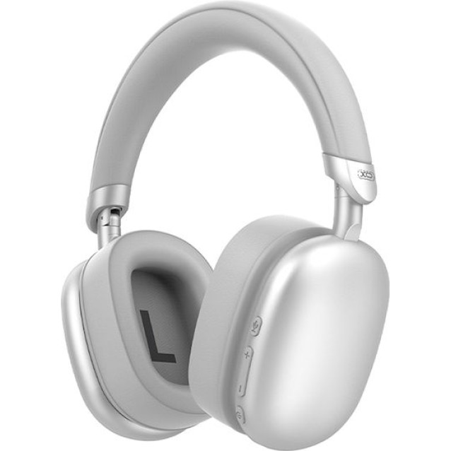 XO BE55 SILVER COLOR Ασύρματα Over-Ear ακουστικά με τεχνολογία ακύρωσης θορύβου (ANC), σε ασημί χρώμα