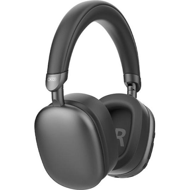 XO BE55 BLACK COLOR Ασύρματα Over-Ear ακουστικά με τεχνολογία ακύρωσης θορύβου (ANC), σε μαύρο χρώμα