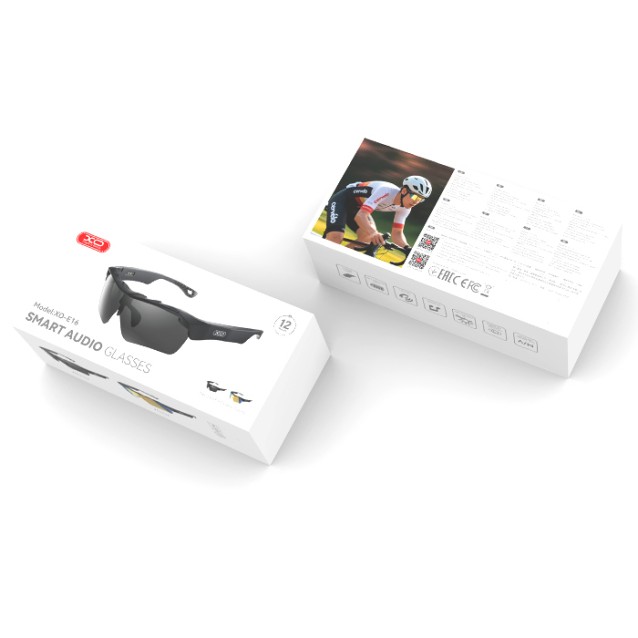 XO E16 GOLD COLOR Bluetooth Γυαλιά ηλίου με ηχείο και χρυσό φακό