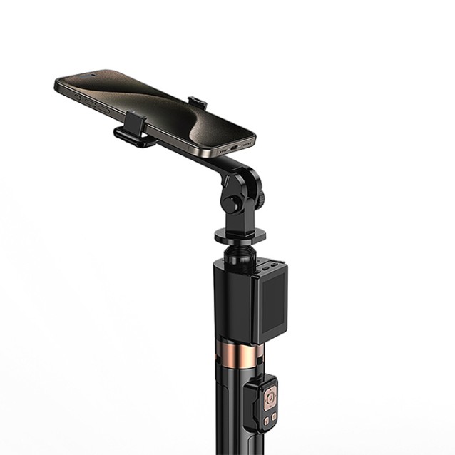 XO SS23 Bluetooth selfie stick με τηλεχειριστήριο και αποσπώμενα ring lights