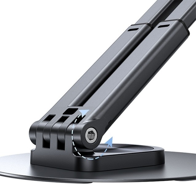 USAMS επιτραπέζια βάση για tablet ZJ080 έως 12", foldable, μαύρη