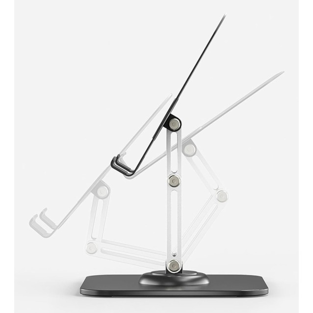 POWERTECH επιτραπέζια βάση για tablet PT-1494, foldable, μαύρη
