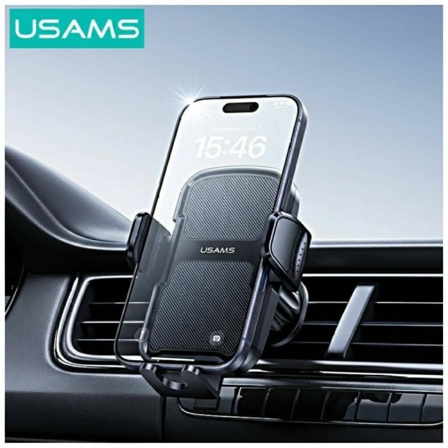 USAMS βάση smartphone αυτοκινήτου ZJ085 για αεραγωγούς, μαύρη