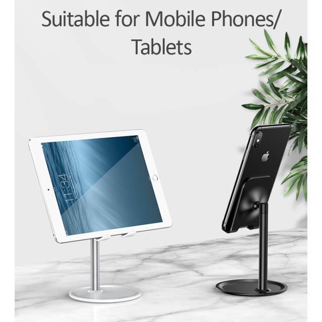 USAMS βάση smartphone US-ZJ048, ρυθμιζόμενη, μεταλλική, λευκή