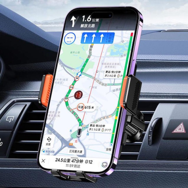 KAKUSIGA βάση smartphone αυτοκινήτου KSC-1720 για αεραγωγούς, μαύρη