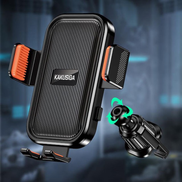 KAKUSIGA βάση smartphone αυτοκινήτου KSC-1720 για αεραγωγούς, μαύρη