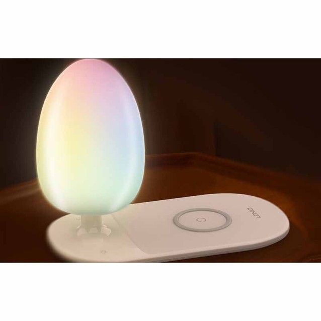 LDNIO ασύρματος φορτιστής Y3 με φωτιστικό, 15W, λευκός