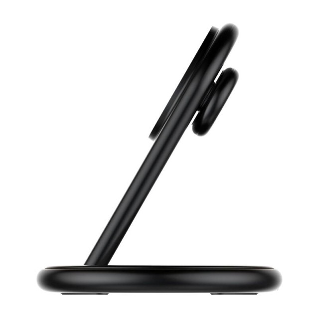 LDNIO ασύρματος φορτιστής WL02 με LED φωτισμό, 3 σε 1, 15W, μαύρος