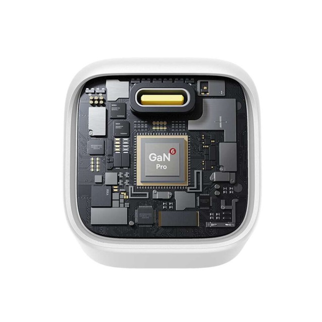 BASEUS PICOGO GAN, ΦΟΡΤΙΣΤΗΣ ΓΡΗΓΟΡΗΣ ΦΟΡΤΙΣΗΣ, ΘΥΡA TYPE-C, 45W, ΛΕΥΚΟΣ