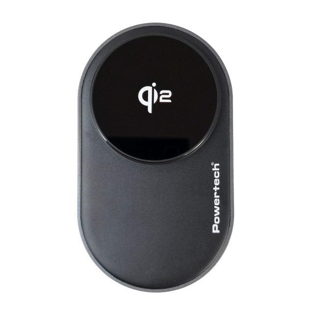 POWERTECH ασύρματος φορτιστής PT-1491, 3 σε 1, Qi2, 15W, μαύρος