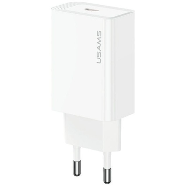 USAMS φορτιστής τοίχου CC329, USB-C, 30W, λευκός