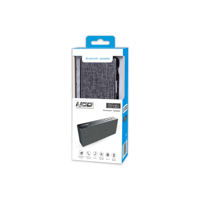 Φορητό bluetooth ηχείο αλουμινίου, 2 x 5W.