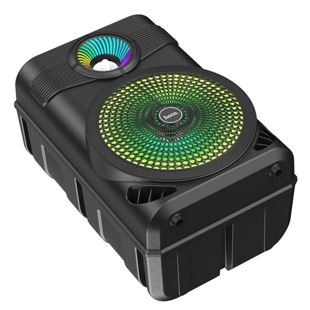 Φορητό Ηχείο Wireless Hoco BS46 Mature Karaoke Μαύρο V5.0 10W, 1800 mAh, FM, USB & AUX θύρα, Micro SD και Μικρόφωνο