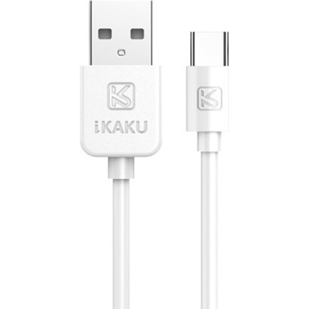 KAKUSIGA καλώδιο USB-C σε USB KSC-332, 2.4A, 480Mbps, 2m, λευκό